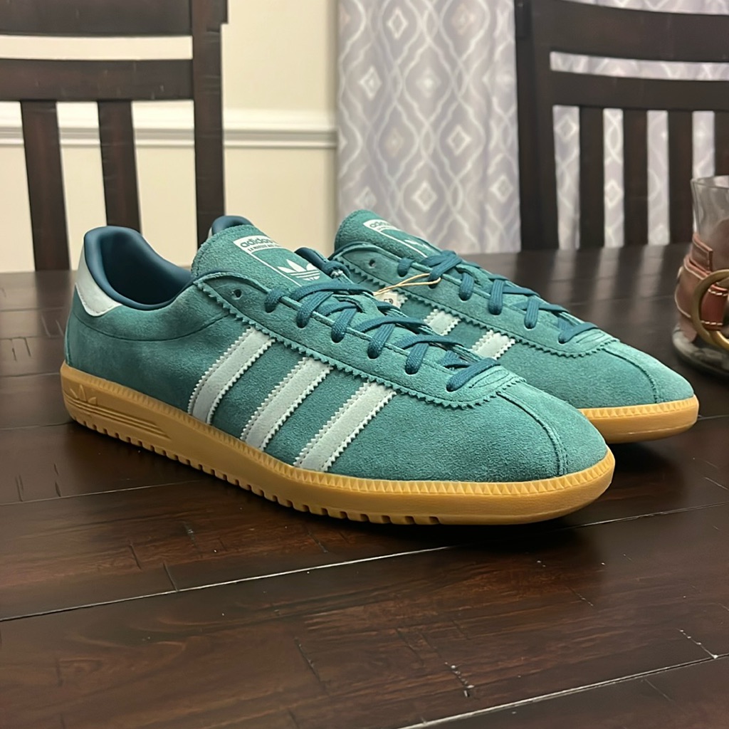 Adidas Brmd Bermuda Shoes Sneakers New Jh5458 Green Gum Mens Size 11.5